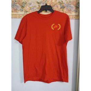 Nike Red Medium Casual Sport Athleisure Active Outdoor Colorful T-Shirt